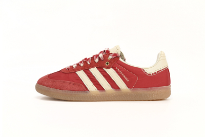POP  GAT Wales Bonner x adidas Originals SAMBA White Red GY6612 01