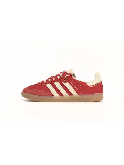 POP  GAT Wales Bonner x adidas Originals SAMBA White Red GY6612 01