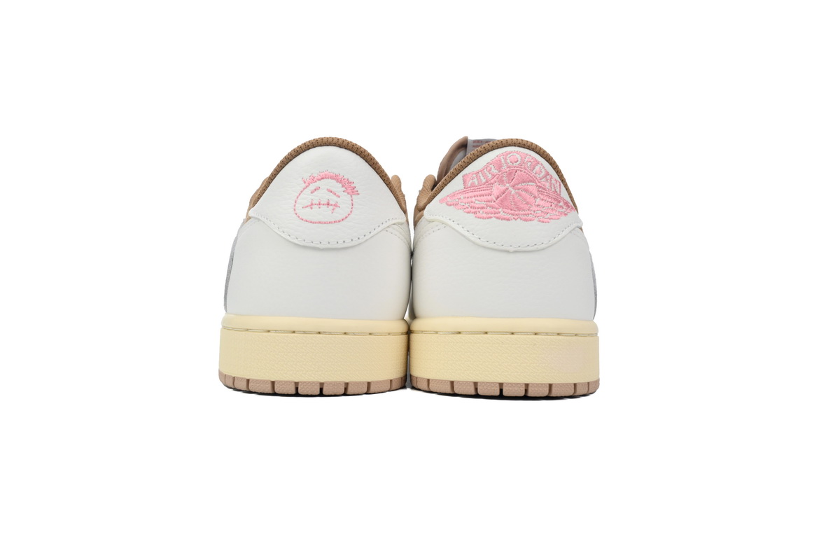  Perfectkicks  Travis Scott x Air Jordan 1 Low OG SP Sail Shy Pink, DM7866-106