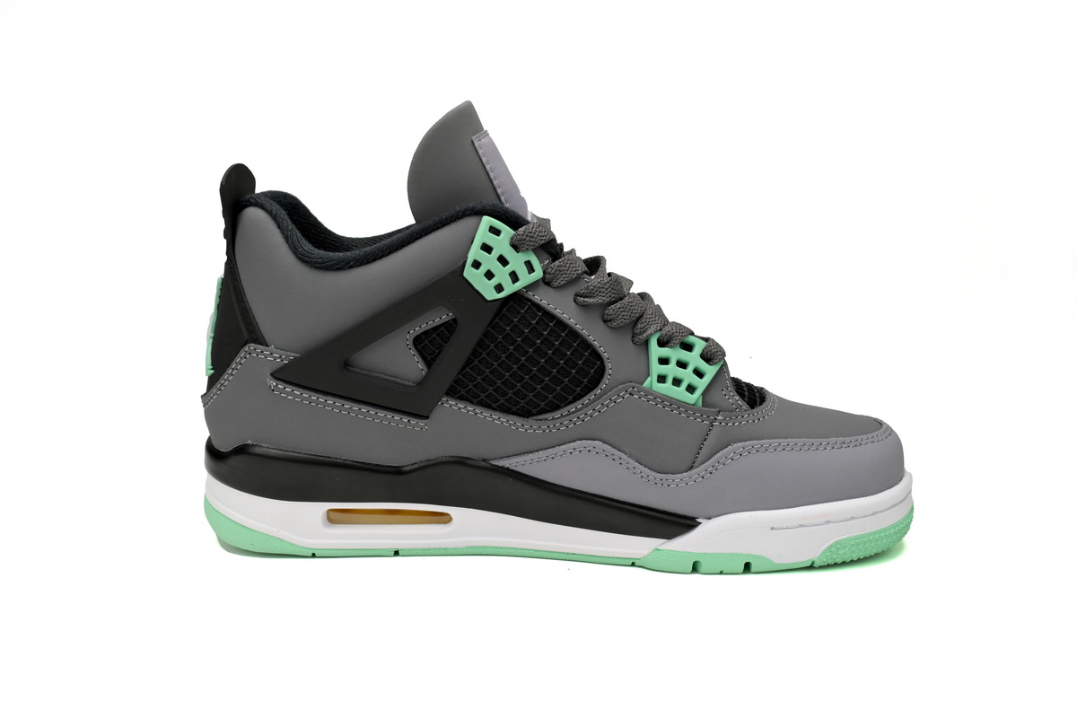 PKGoden Jordan 4 Retro Green Glow, 308497-033
