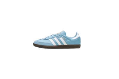 POP  GAT Adidas Samba light blue/white 01