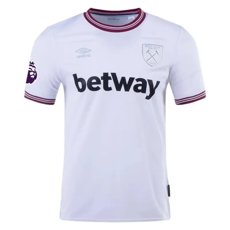 Free Shipping: Soccer Jersey Umbro Ward Prowse West Ham Away 23/24