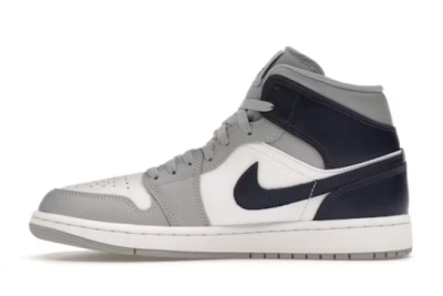 POP  Jordan 1 Mid Wolf Grey Midnight Navy, BQ6472-110 01