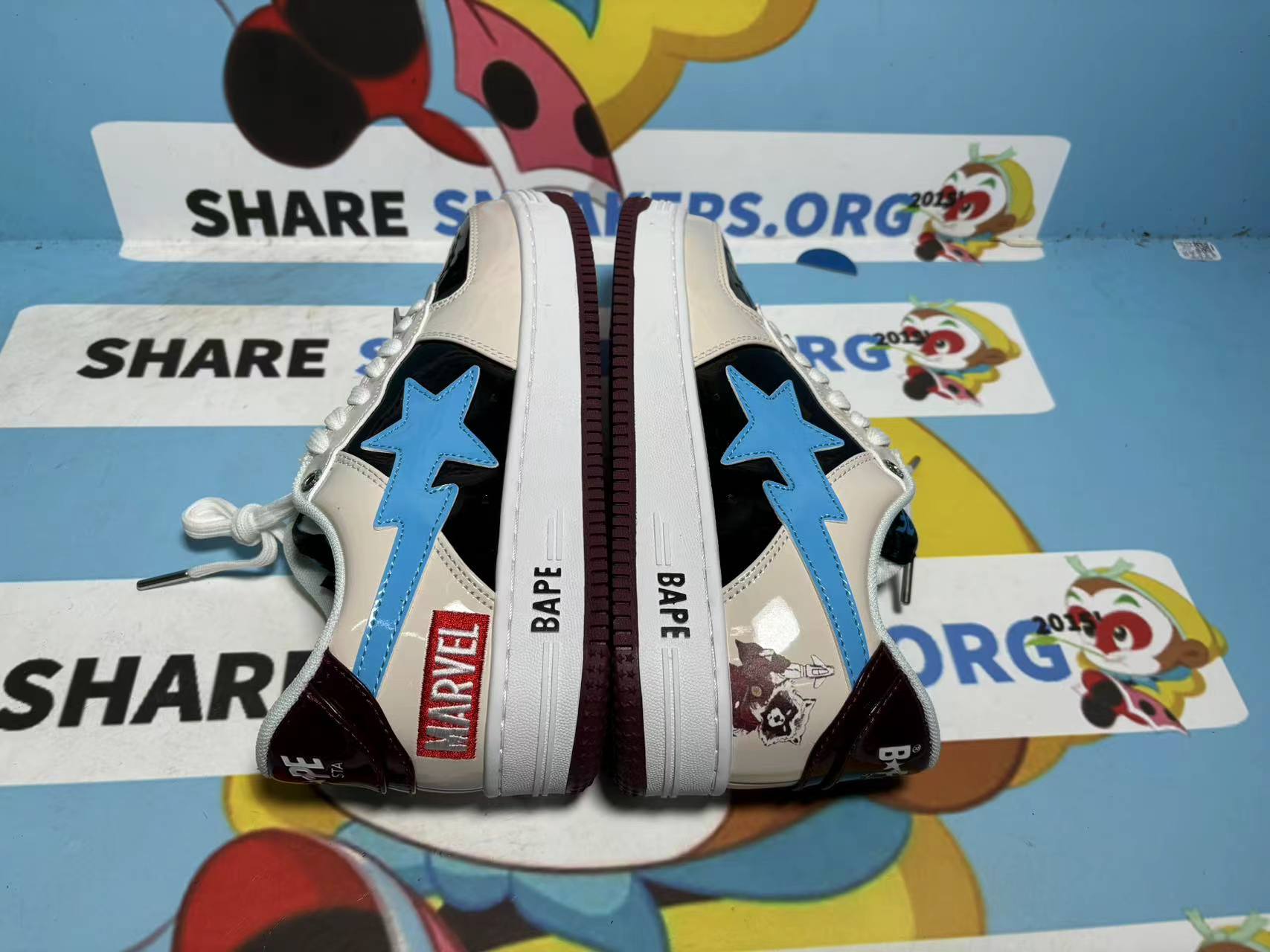 POP  A Bathing Ape Bape Sta Low Rocket Raccoon,1I73-291-906