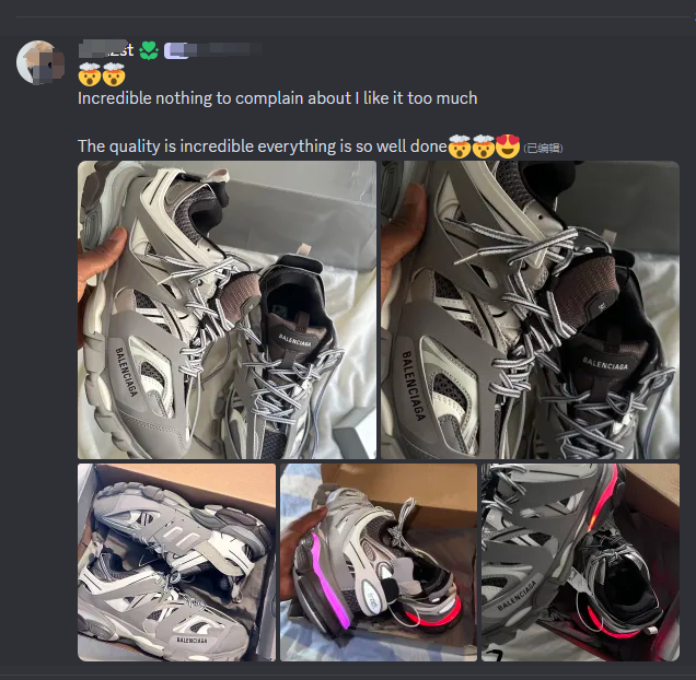 PKGoden Balenciaga Track LED Tess S.Grey 555032 W1GB7 1214