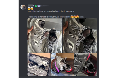 PKGoden Balenciaga Track LED Tess S.Grey 555032 W1GB7 1214 02