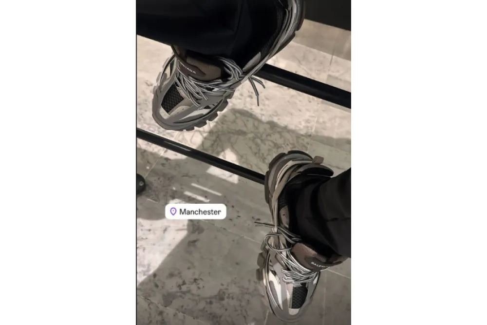 PKGoden Balenciaga Track LED Tess S.Grey 555032 W1GB7 1214