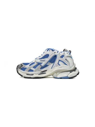 PKGoden Balenciaga Runner White Blue 01