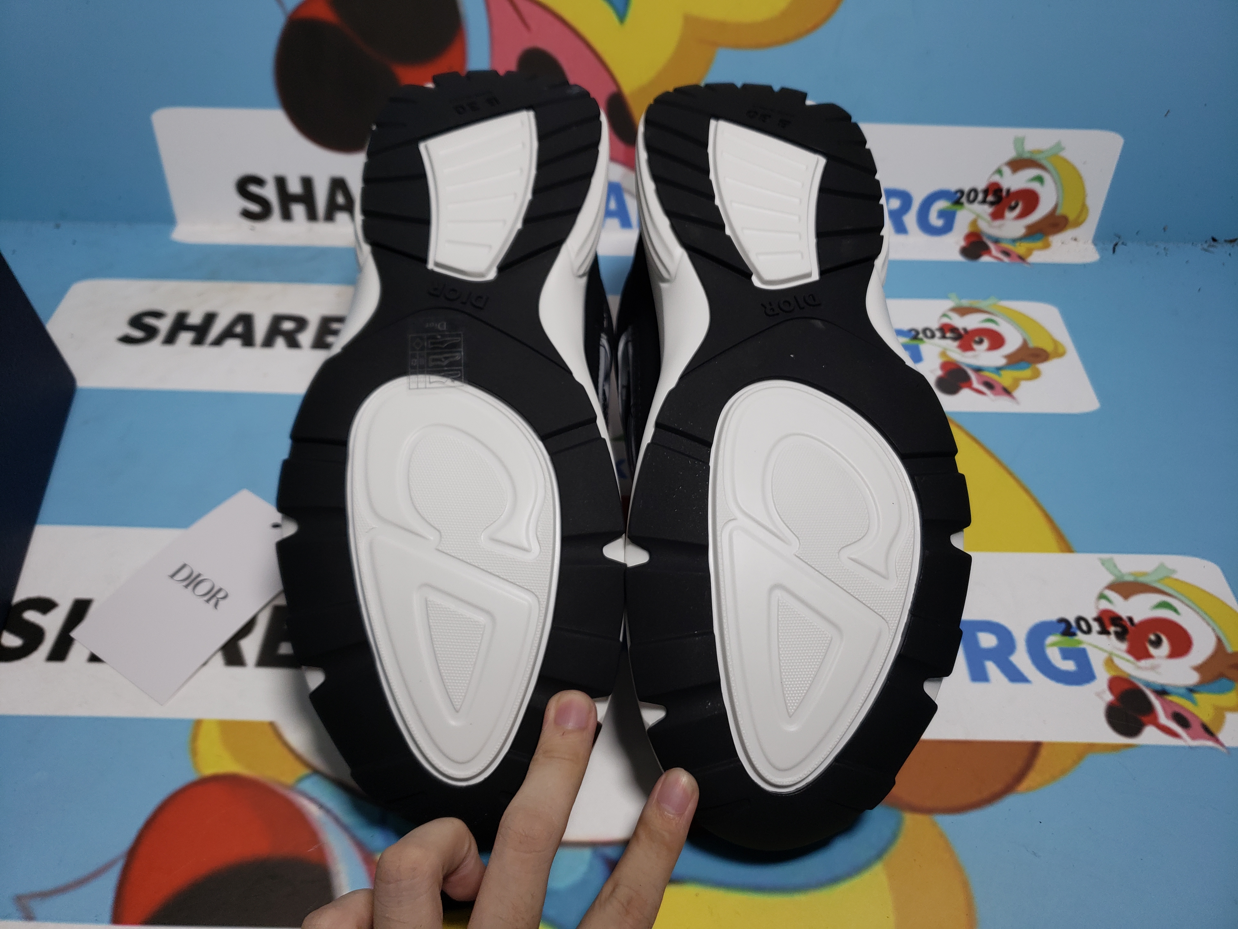 PKGoden Dior B30 Light Grey Sneakers Black Coffee Color 3SN279ZND-H969