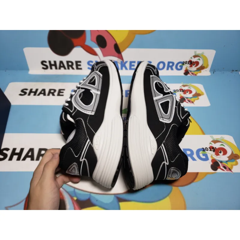 PKGoden Dior B30 Light Grey Sneakers Black Coffee Color 3SN279ZND-H969
