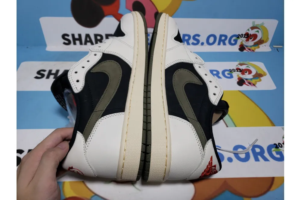 PKGoden  Travis Scott x Air Jordan 1 Low OG Olive, DZ4137-106