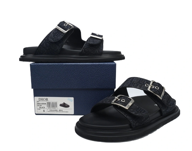 POP  Dior Aqua Sandal Black