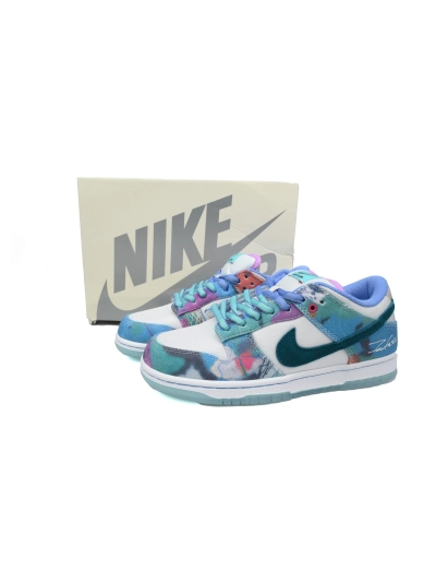 PKGoden  Dunk SB Low Futura Laboratories Bleached Aqua, HF6061-400 02