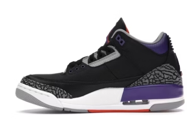 POP  Jordan 3 Retro Black Court Purple, CT8532-050 01