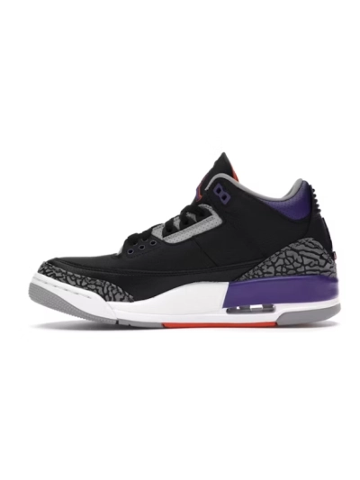 POP  Jordan 3 Retro Black Court Purple, CT8532-050 01