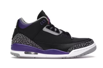 POP  Jordan 3 Retro Black Court Purple, CT8532-050 02