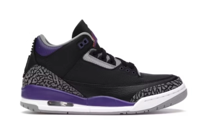 POP  Jordan 3 Retro Black Court Purple, CT8532-050 02