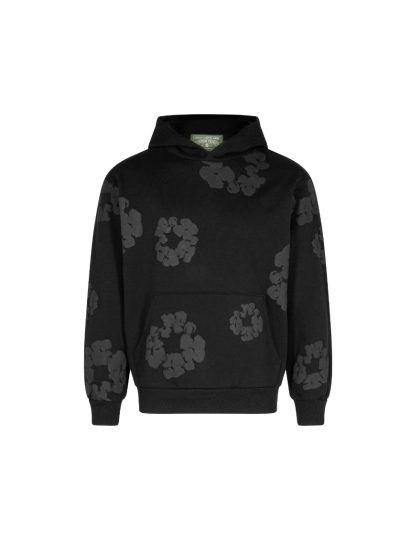 Denim Tears Mono Cotton Wreath Sweatshirt "Black" 01