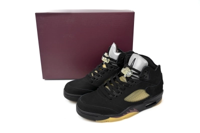 PKGoden  A Ma Maniere x Air Jordan 5  Black ,FD1330-001 02