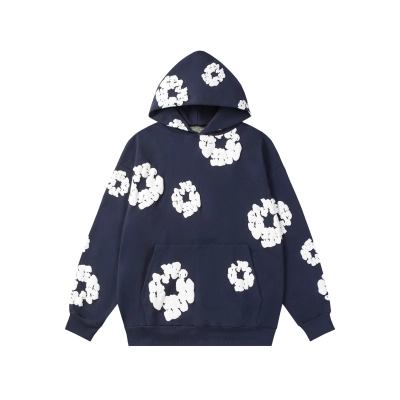Denim Tears Deep Blue Hoodie 01