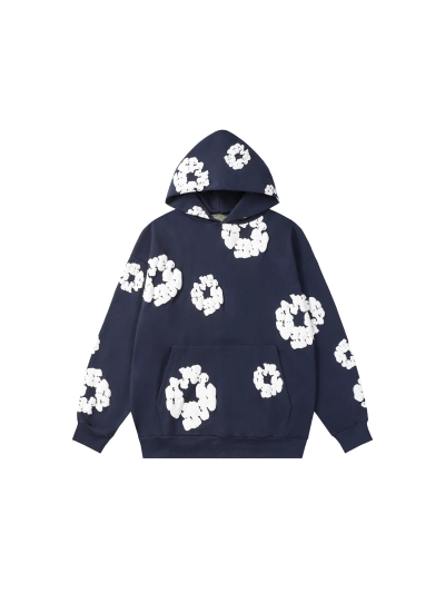 Denim Tears Deep Blue Hoodie 01