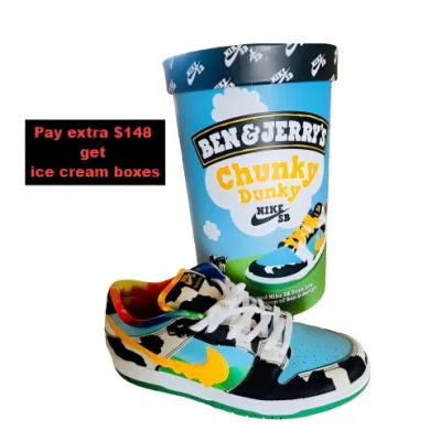 PKGoden Dunk SB Low Ben & Jerry's Chunky Dunky, CU3244-100  02
