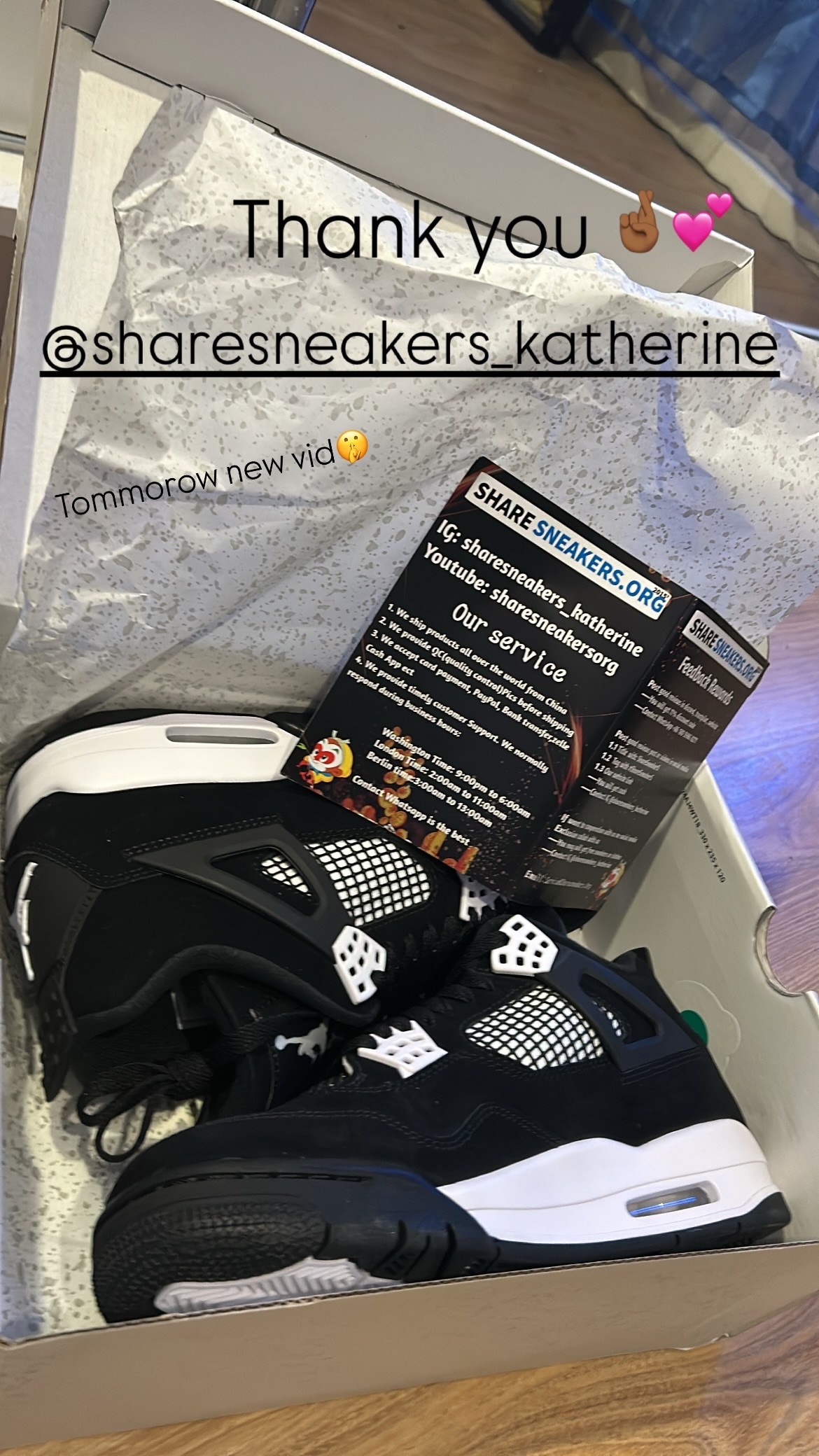 PKGoden Jordan 4 White Thunder, FQ8138-001