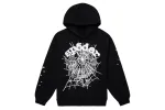 SP5DER Hoodie Black White