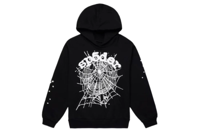 SP5DER Hoodie Black White 01