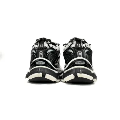 PKGoden Balenciaga Runner Black White 02