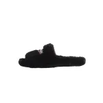 Balenciaga Furry Slide Black Reps