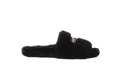 POP Balenciaga Furry Slide Black, 654747W2DO11096 02