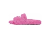 POP Balenciaga Furry Slide Pink, 654261WBDZ05096