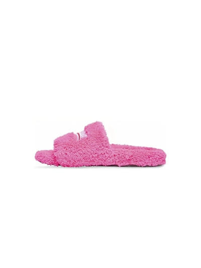 POP Balenciaga Furry Slide Pink, 654261WBDZ05096 01