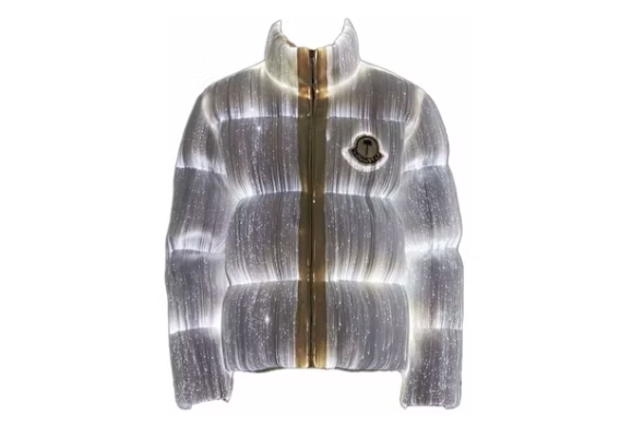 Moncler Maya 70 by Palm Angels Jacket Bright White