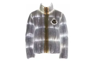 Moncler Maya 70 by Palm Angels Jacket Bright White 01