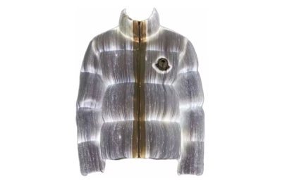 Moncler Maya 70 by Palm Angels Jacket Bright White 01