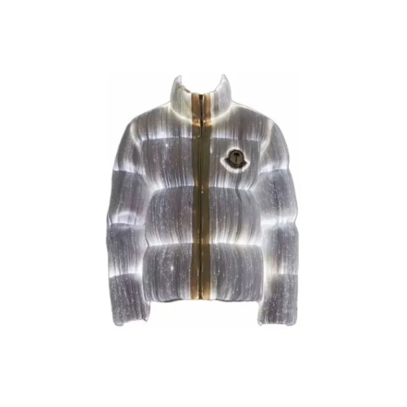 Moncler Maya 70 by Palm Angels Jacket Bright White