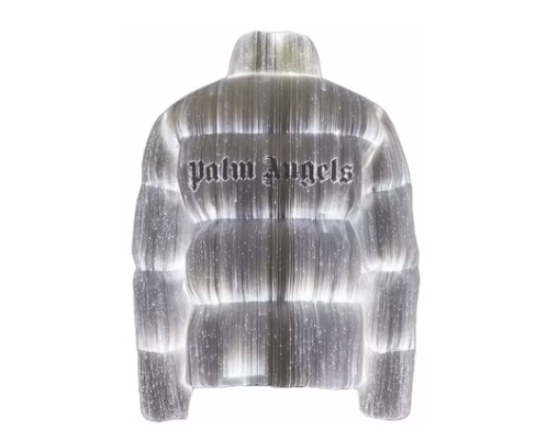 Moncler Maya 70 by Palm Angels Jacket Bright White