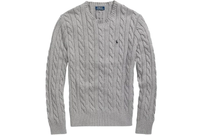 Polo Ralph Lauren mens Cable-knit Cotton Sweater Pullover Sweater 01