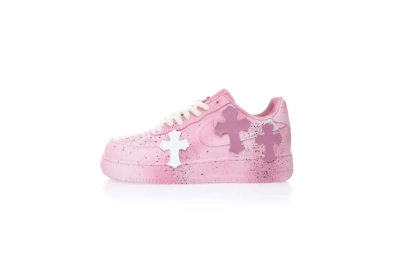 PKGoden Chrome Hearts x Air Force 1 Pink 01