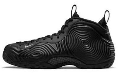 PKGoden Air Foamposite One Comme des Garcons Homme Plus Black 01