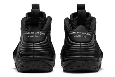 PKGoden Air Foamposite One Comme des Garcons Homme Plus Black 02