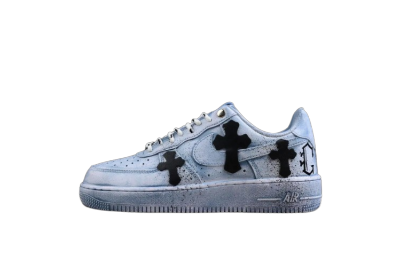 PKGoden Chrome Hearts x Air Force 1 Blue 01