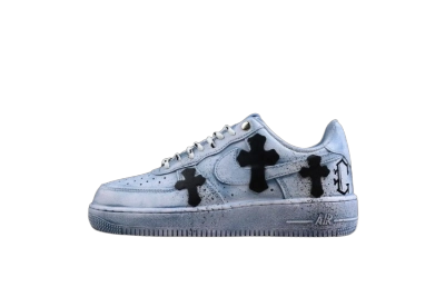 PKGoden Chrome Hearts x Air Force 1 Blue 01