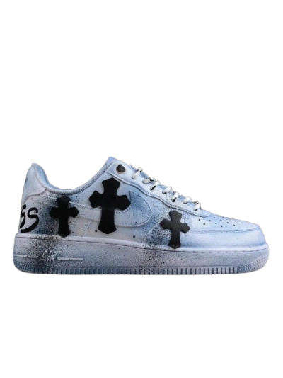 PKGoden Chrome Hearts x Air Force 1 Blue 02