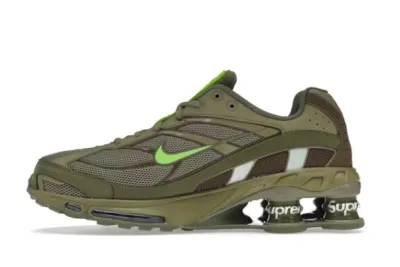 POP Nike Shox Ride 2 SP Supreme Olive, DN1615-200 01