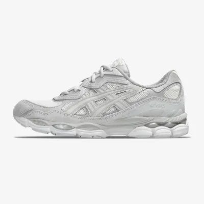 POP ASICS Gel-NYC Cream Cloud Grey  1203A663-101 01