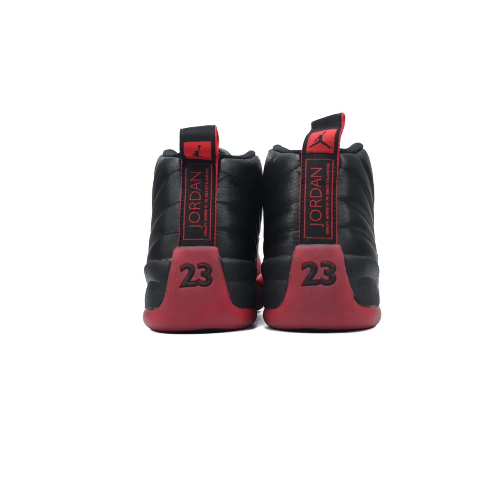 Buy Air Jordan 12 Retro Black and Varsity Red Reps