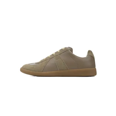 PKGoden Maison Margiela Logo Lace-Up Fashion Sneakers Brown 01